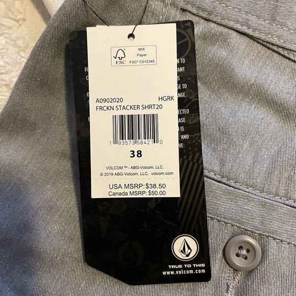 Volcom shorts | FRICKIN MODERN STRETCH SHORTS - GREY - Picture 6 of 12